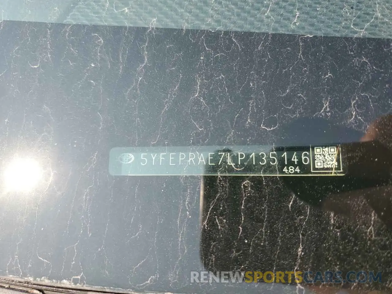 12 Photograph of a damaged car 5YFEPRAE7LP135146 TOYOTA COROLLA 2020