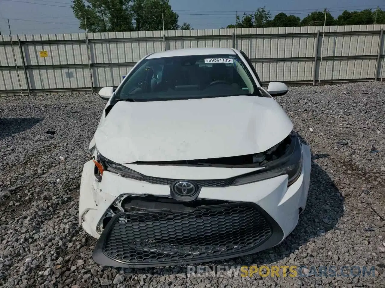 5 Photograph of a damaged car 5YFEPRAE7LP135146 TOYOTA COROLLA 2020