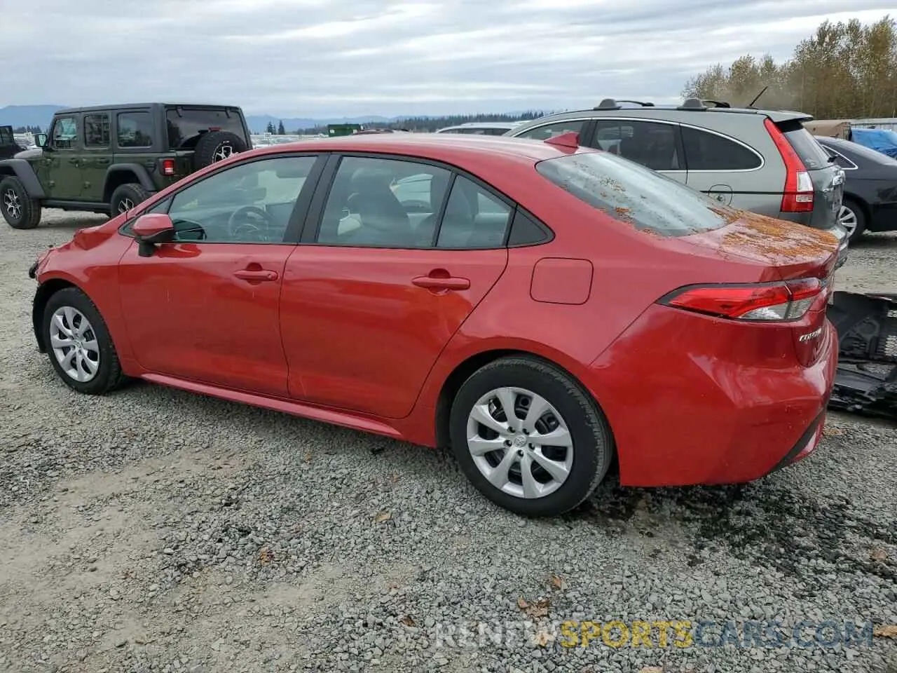 2 Photograph of a damaged car 5YFEPRAE7LP135938 TOYOTA COROLLA 2020
