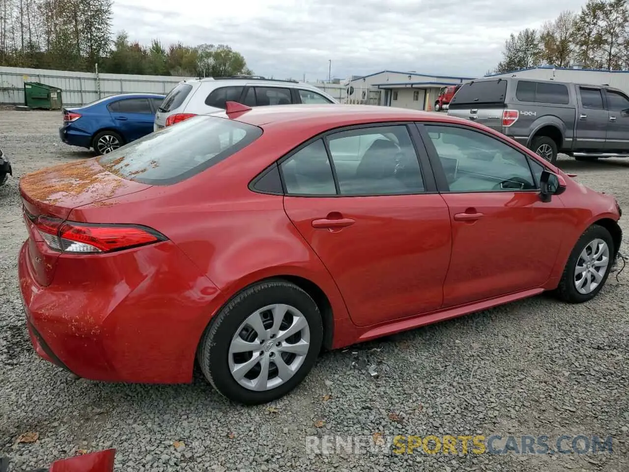 3 Photograph of a damaged car 5YFEPRAE7LP135938 TOYOTA COROLLA 2020