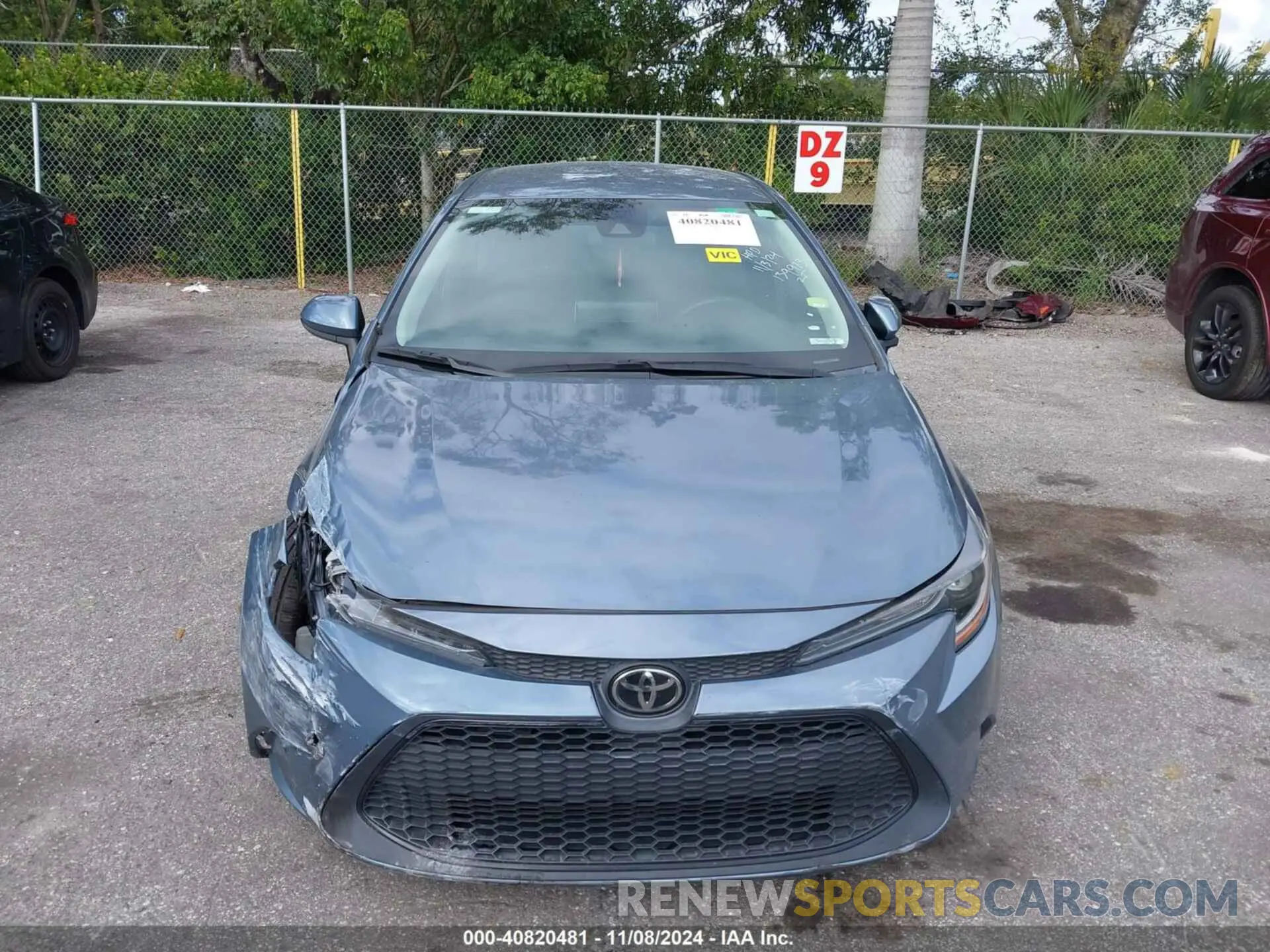 12 Photograph of a damaged car 5YFEPRAE7LP139973 TOYOTA COROLLA 2020
