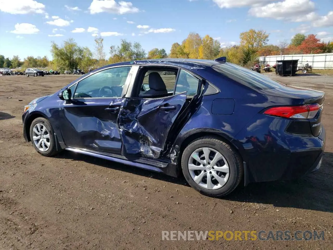 2 Photograph of a damaged car 5YFEPRAE7LP143666 TOYOTA COROLLA 2020