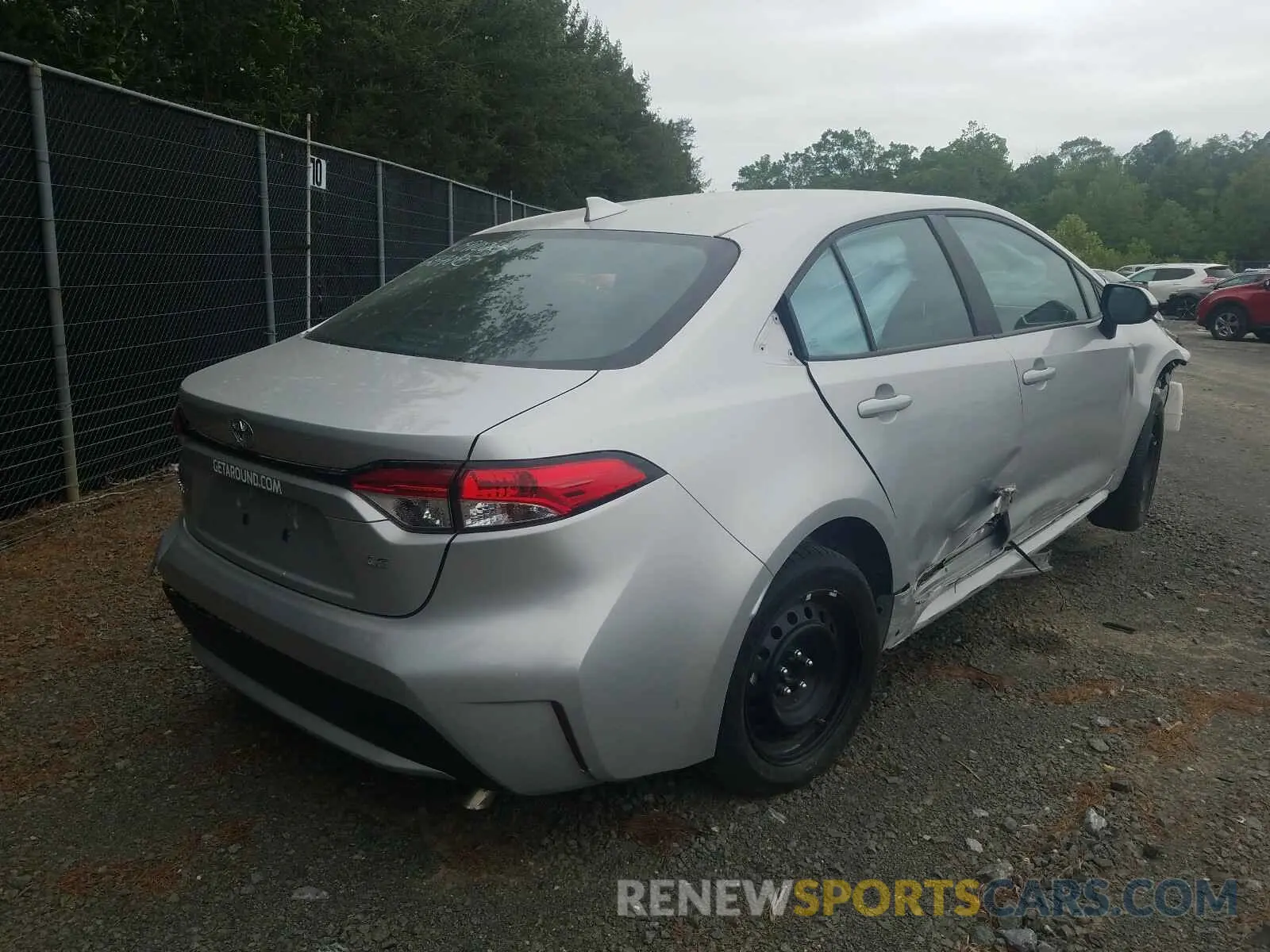 4 Photograph of a damaged car 5YFEPRAE8LP007482 TOYOTA COROLLA 2020