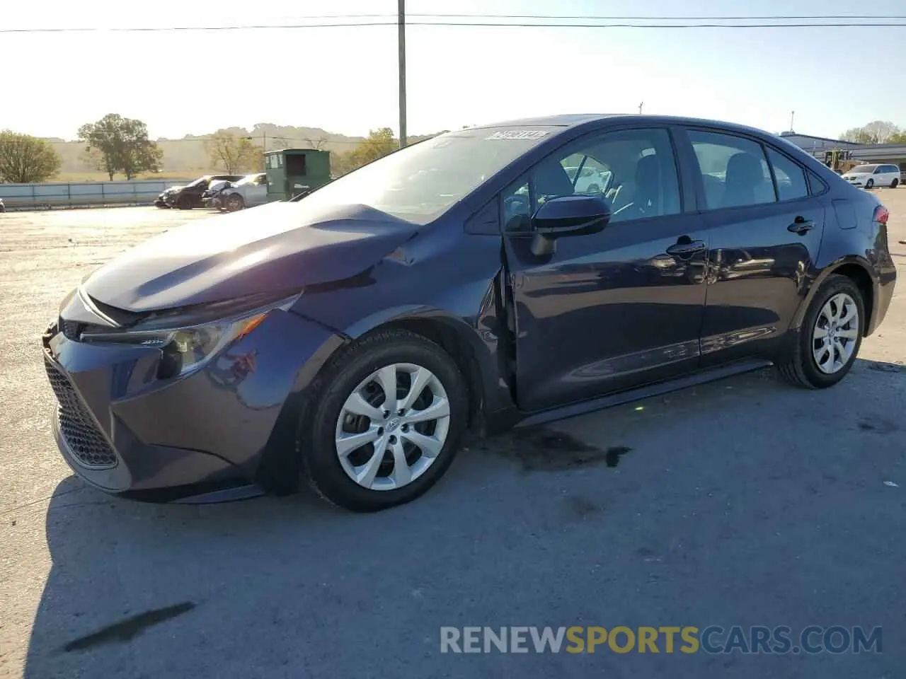 1 Photograph of a damaged car 5YFEPRAE8LP014545 TOYOTA COROLLA 2020