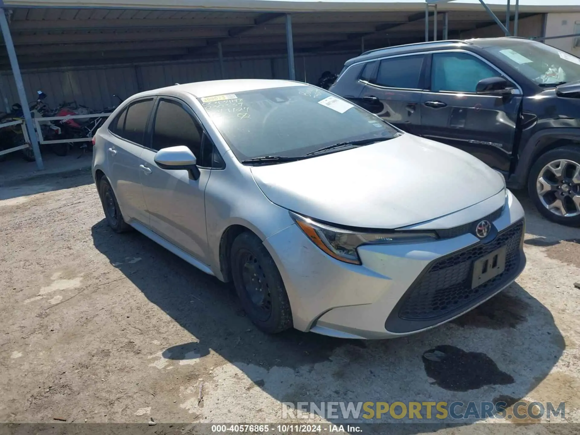 1 Photograph of a damaged car 5YFEPRAE8LP030339 TOYOTA COROLLA 2020