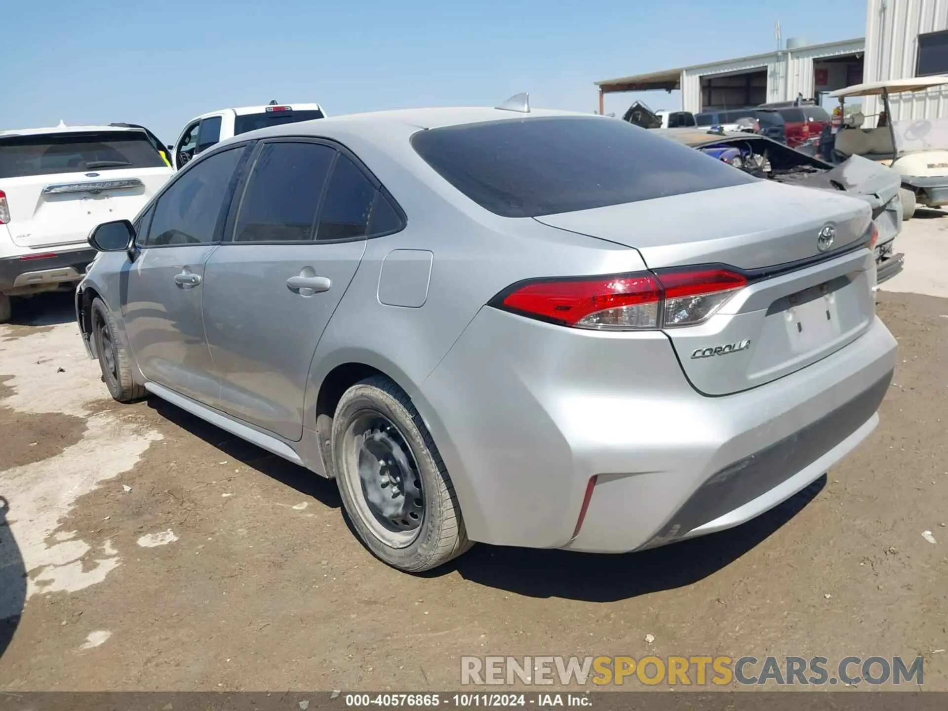 3 Photograph of a damaged car 5YFEPRAE8LP030339 TOYOTA COROLLA 2020