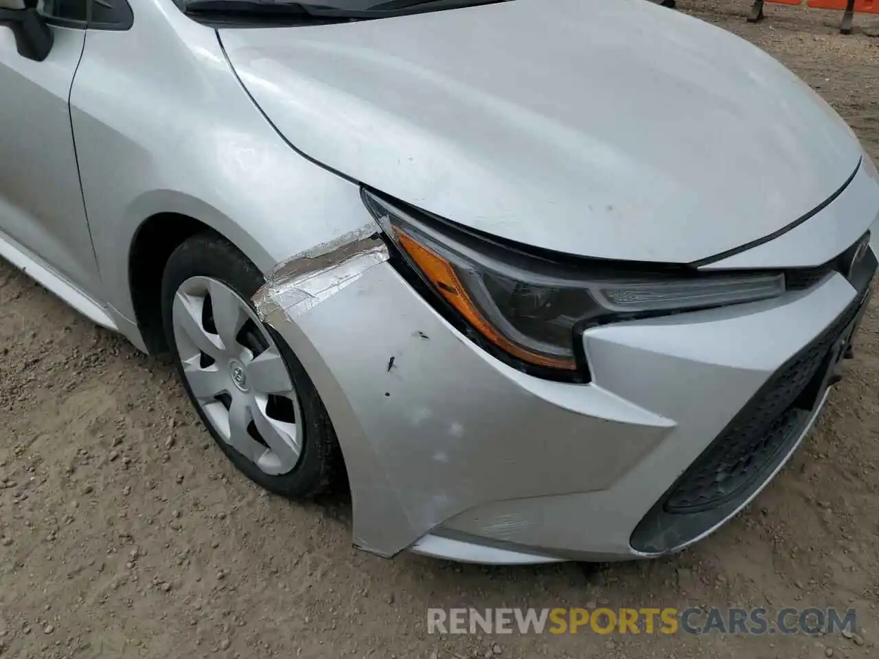 9 Photograph of a damaged car 5YFEPRAE8LP031197 TOYOTA COROLLA 2020