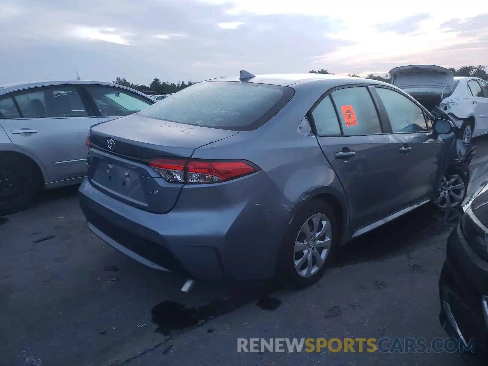 4 Photograph of a damaged car 5YFEPRAE8LP036237 TOYOTA COROLLA 2020