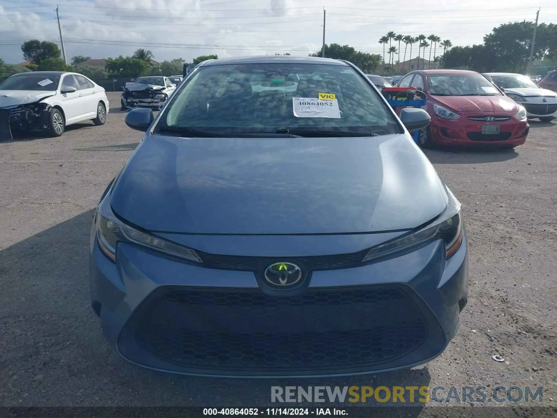 12 Photograph of a damaged car 5YFEPRAE8LP041485 TOYOTA COROLLA 2020