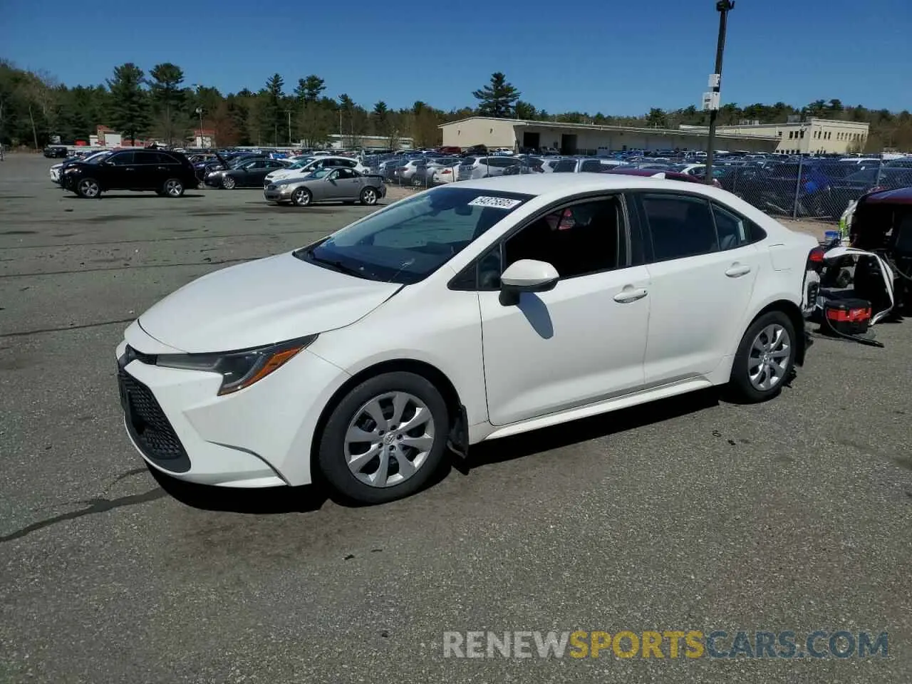 1 Photograph of a damaged car 5YFEPRAE8LP049327 TOYOTA COROLLA 2020