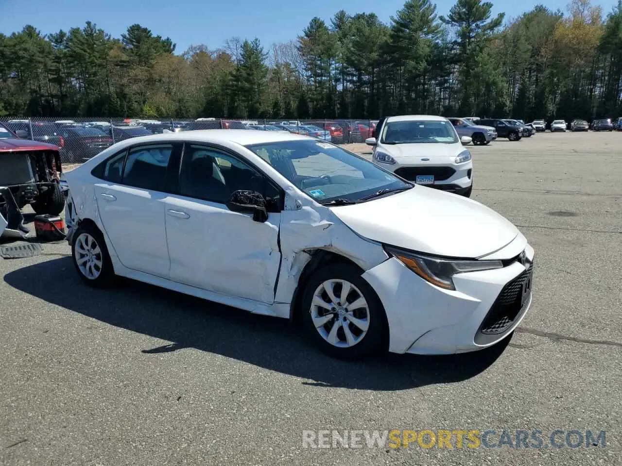 4 Photograph of a damaged car 5YFEPRAE8LP049327 TOYOTA COROLLA 2020