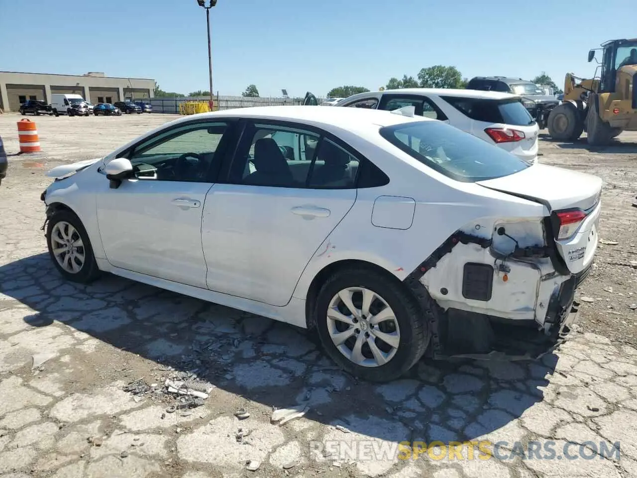 2 Photograph of a damaged car 5YFEPRAE8LP056746 TOYOTA COROLLA 2020