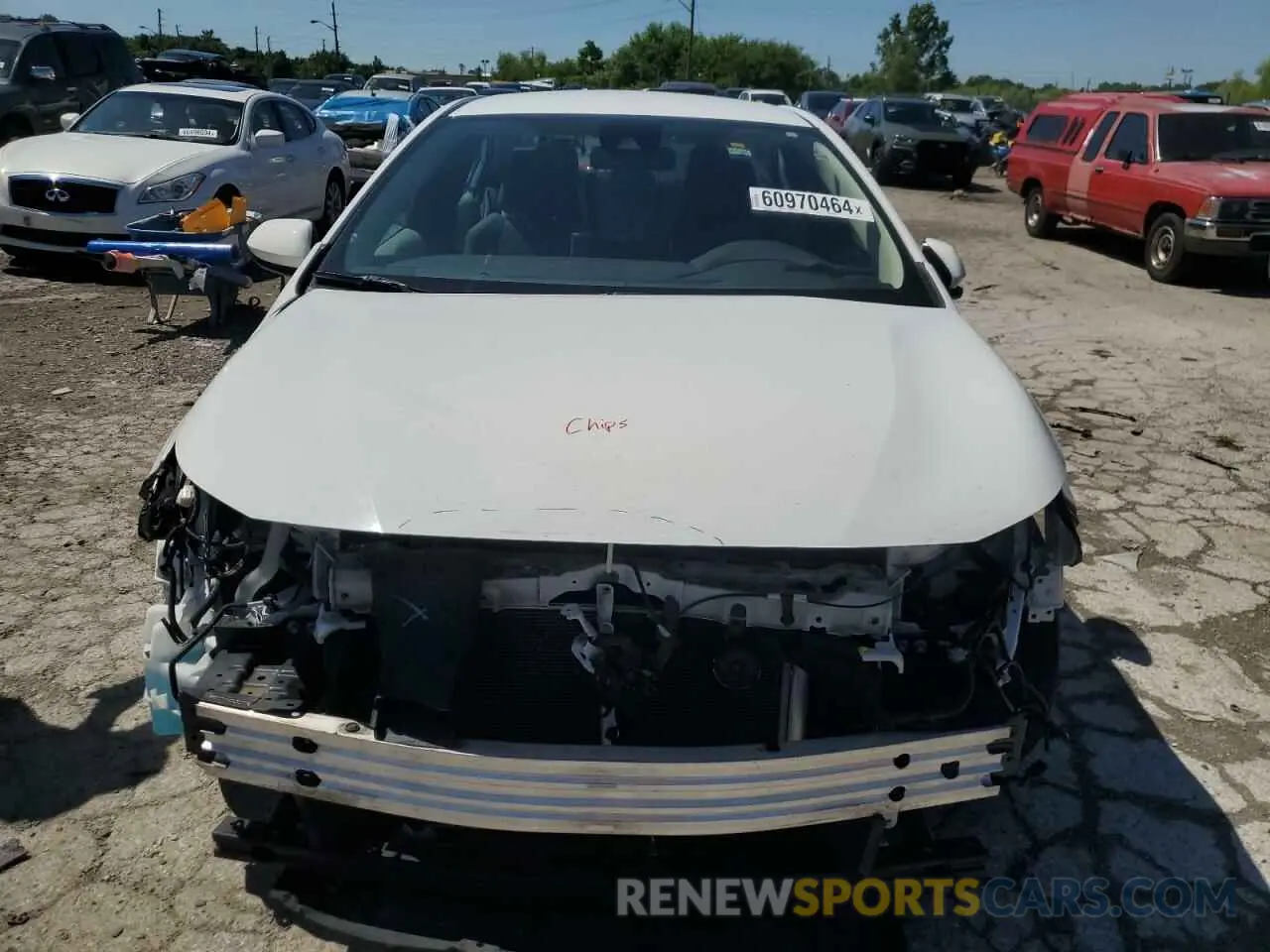 5 Photograph of a damaged car 5YFEPRAE8LP056746 TOYOTA COROLLA 2020