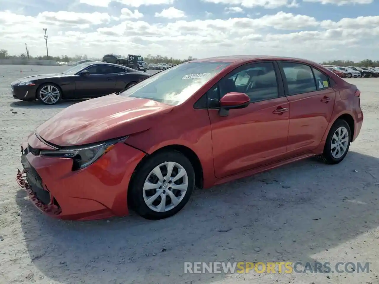 1 Photograph of a damaged car 5YFEPRAE8LP058447 TOYOTA COROLLA 2020