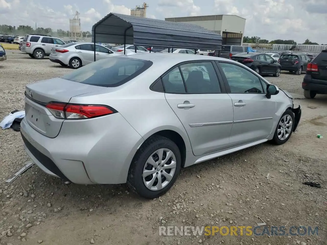 3 Photograph of a damaged car 5YFEPRAE8LP068198 TOYOTA COROLLA 2020