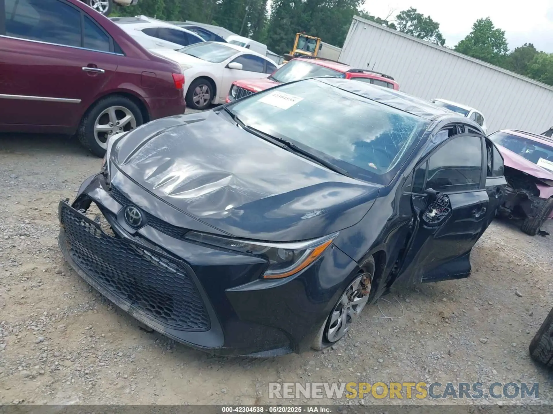 2 Photograph of a damaged car 5YFEPRAE8LP070842 TOYOTA COROLLA 2020