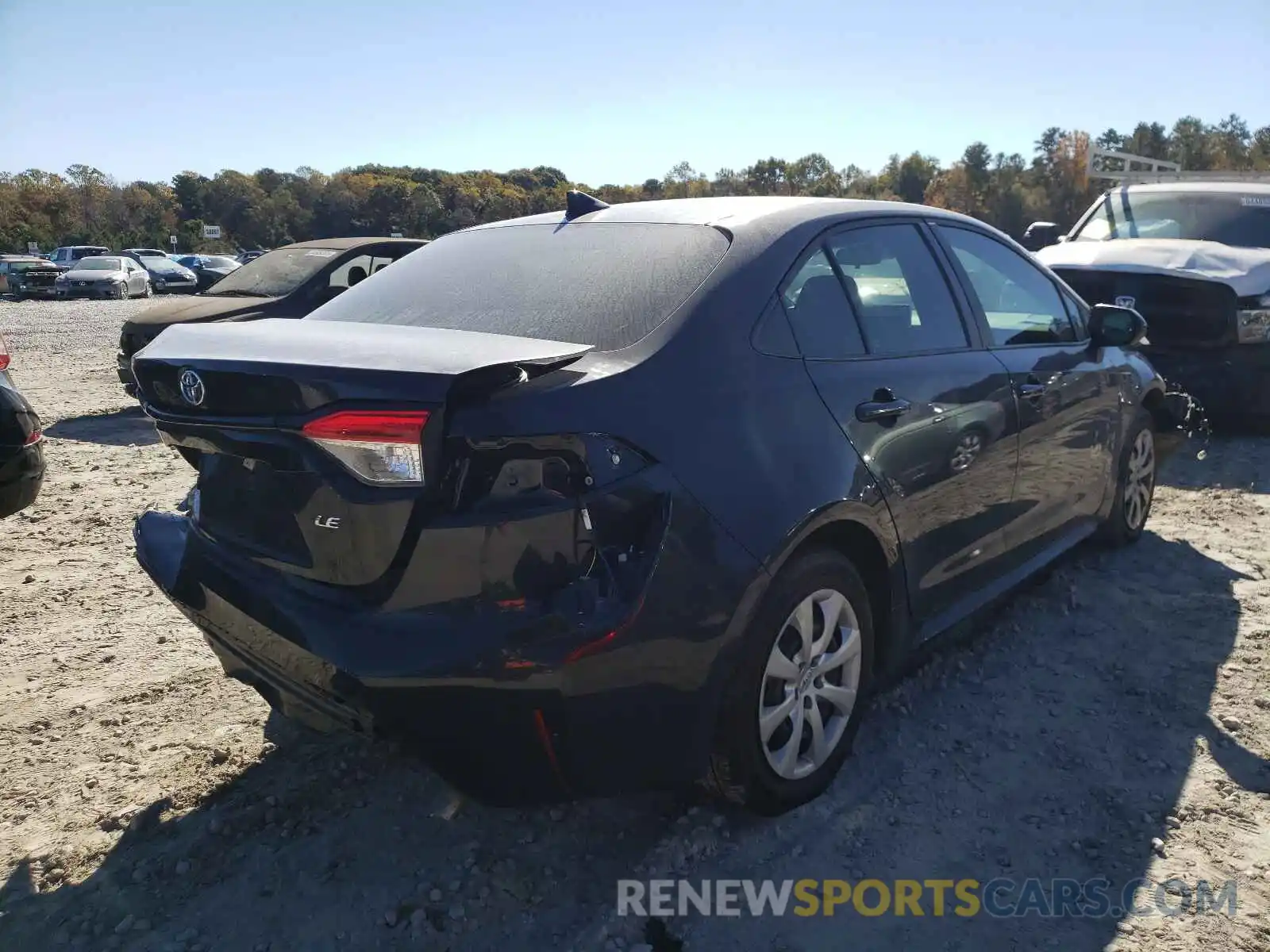 4 Photograph of a damaged car 5YFEPRAE8LP087754 TOYOTA COROLLA 2020