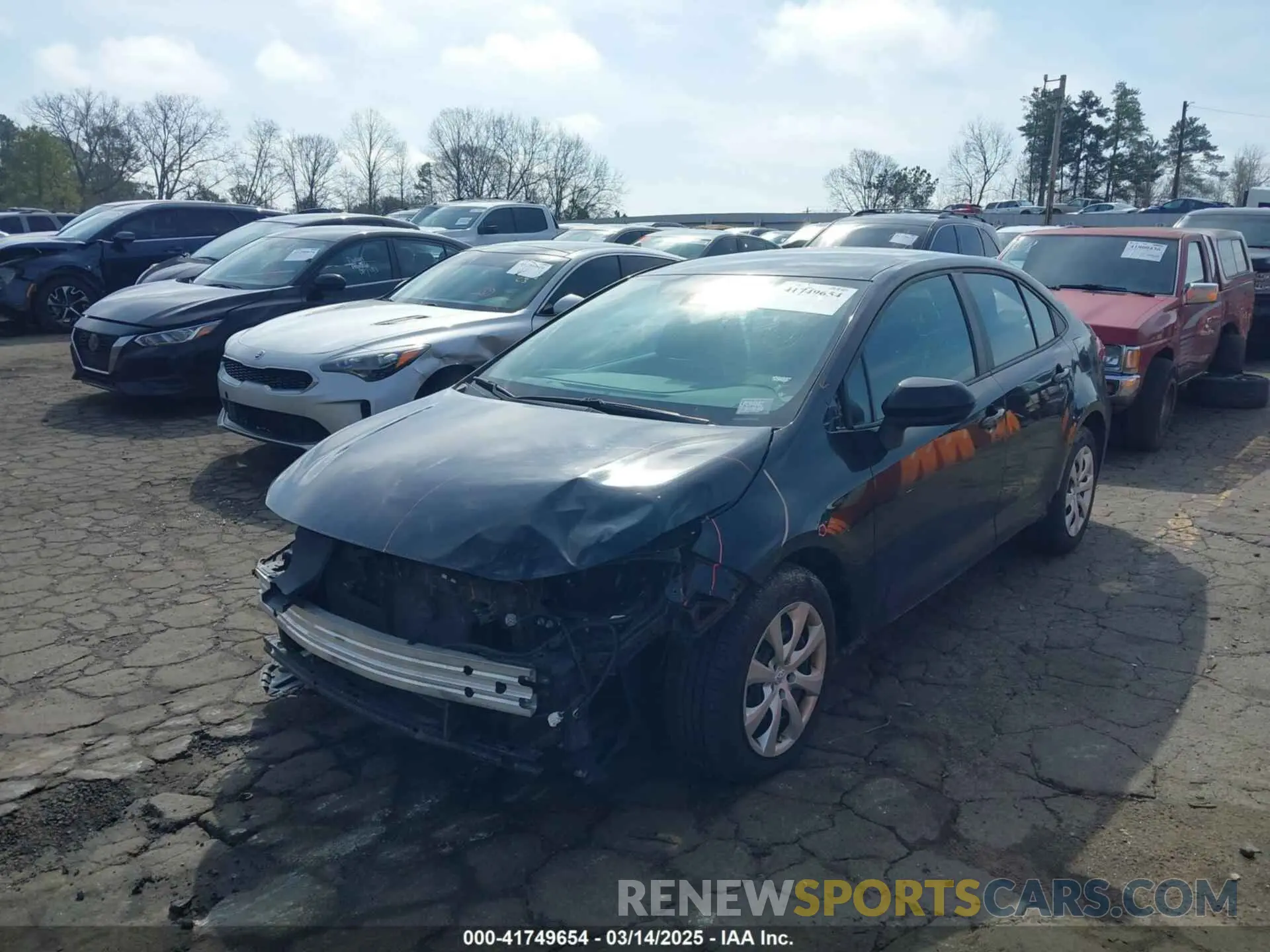 2 Photograph of a damaged car 5YFEPRAE8LP094882 TOYOTA COROLLA 2020