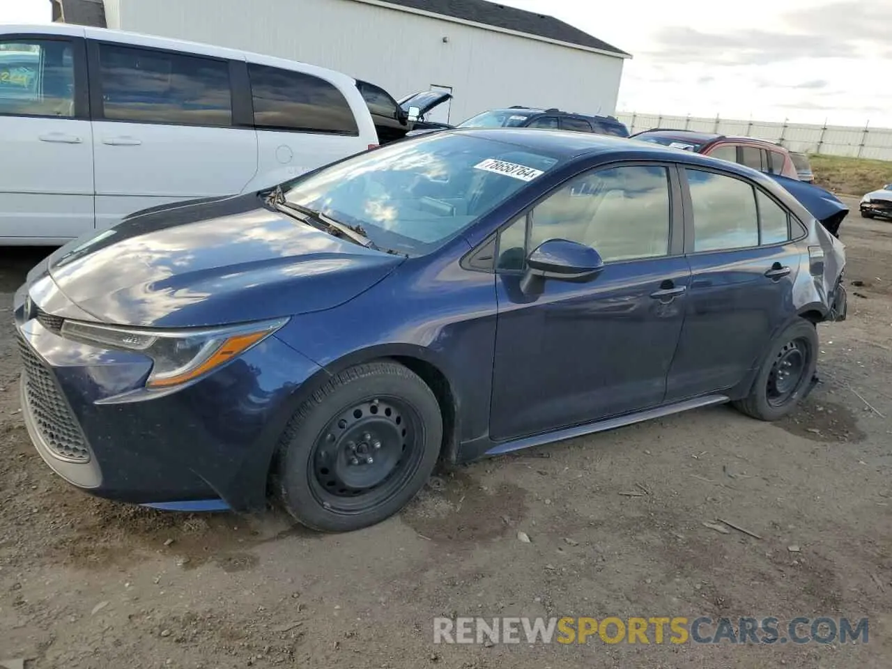 1 Photograph of a damaged car 5YFEPRAE8LP101698 TOYOTA COROLLA 2020