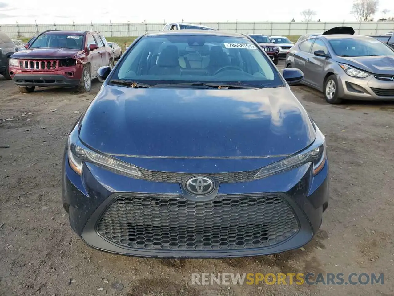 5 Photograph of a damaged car 5YFEPRAE8LP101698 TOYOTA COROLLA 2020