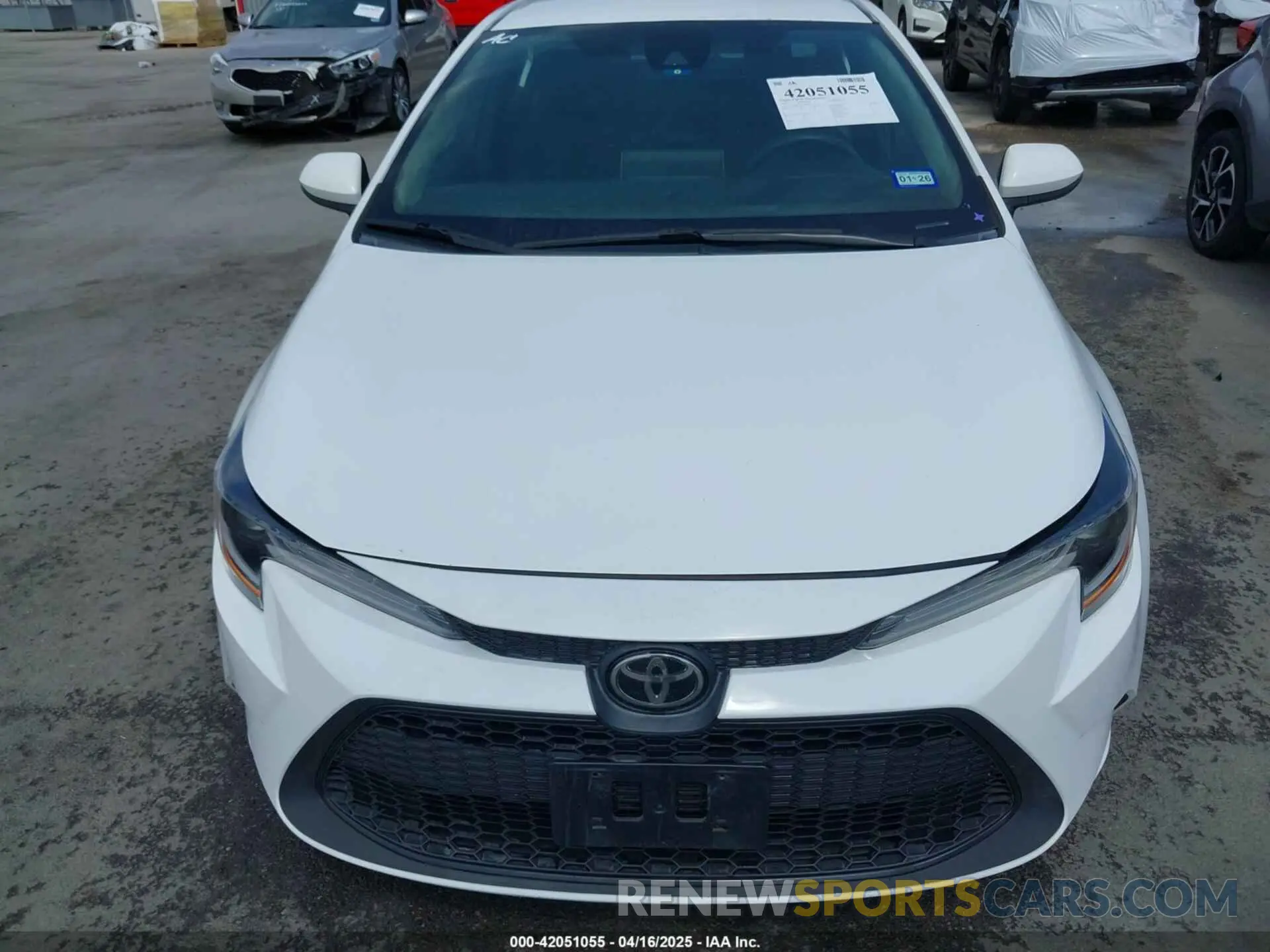 6 Photograph of a damaged car 5YFEPRAE8LP107260 TOYOTA COROLLA 2020