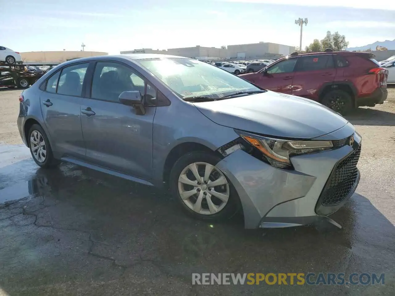 4 Photograph of a damaged car 5YFEPRAE8LP115651 TOYOTA COROLLA 2020