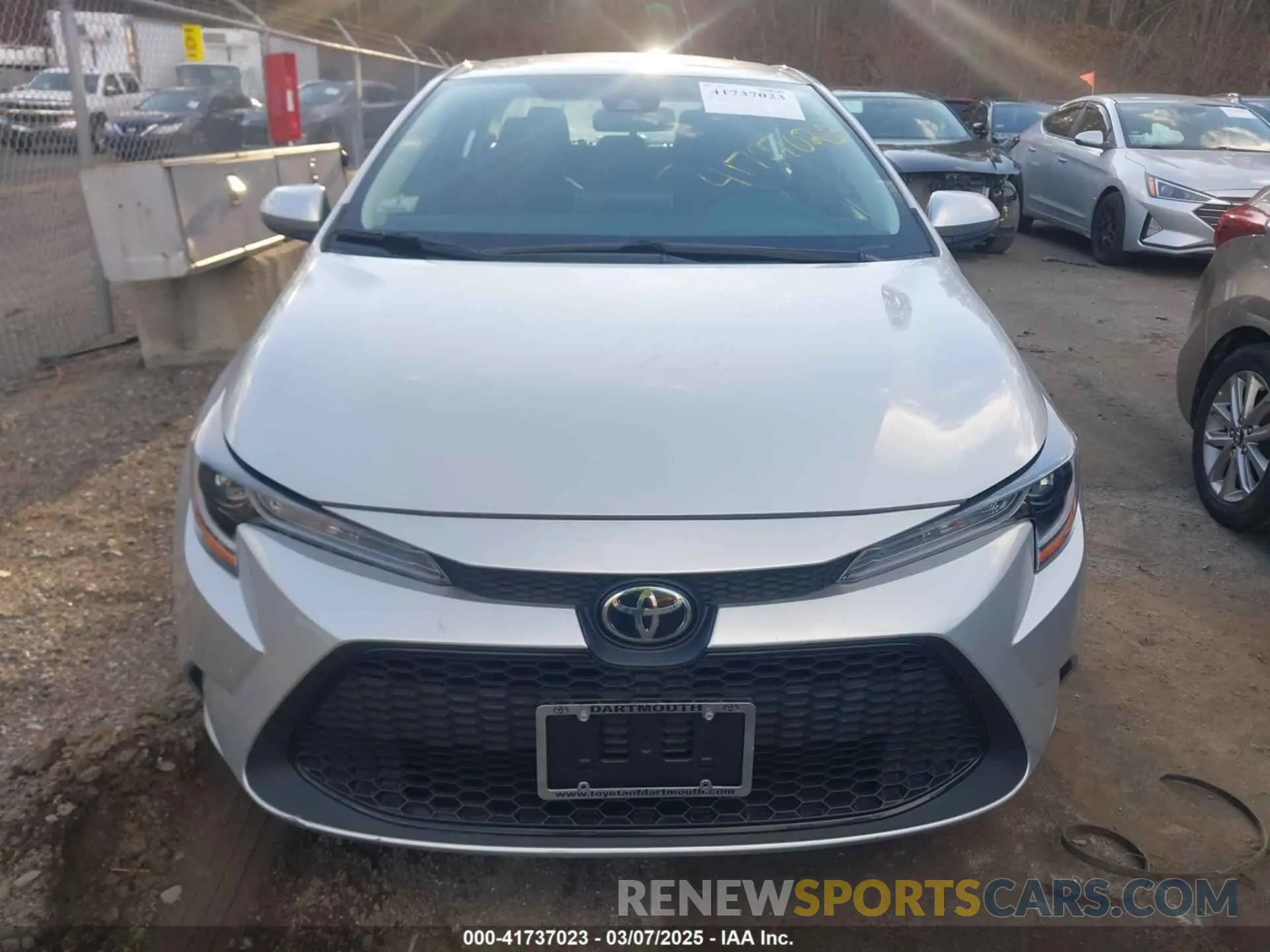12 Photograph of a damaged car 5YFEPRAE8LP117920 TOYOTA COROLLA 2020