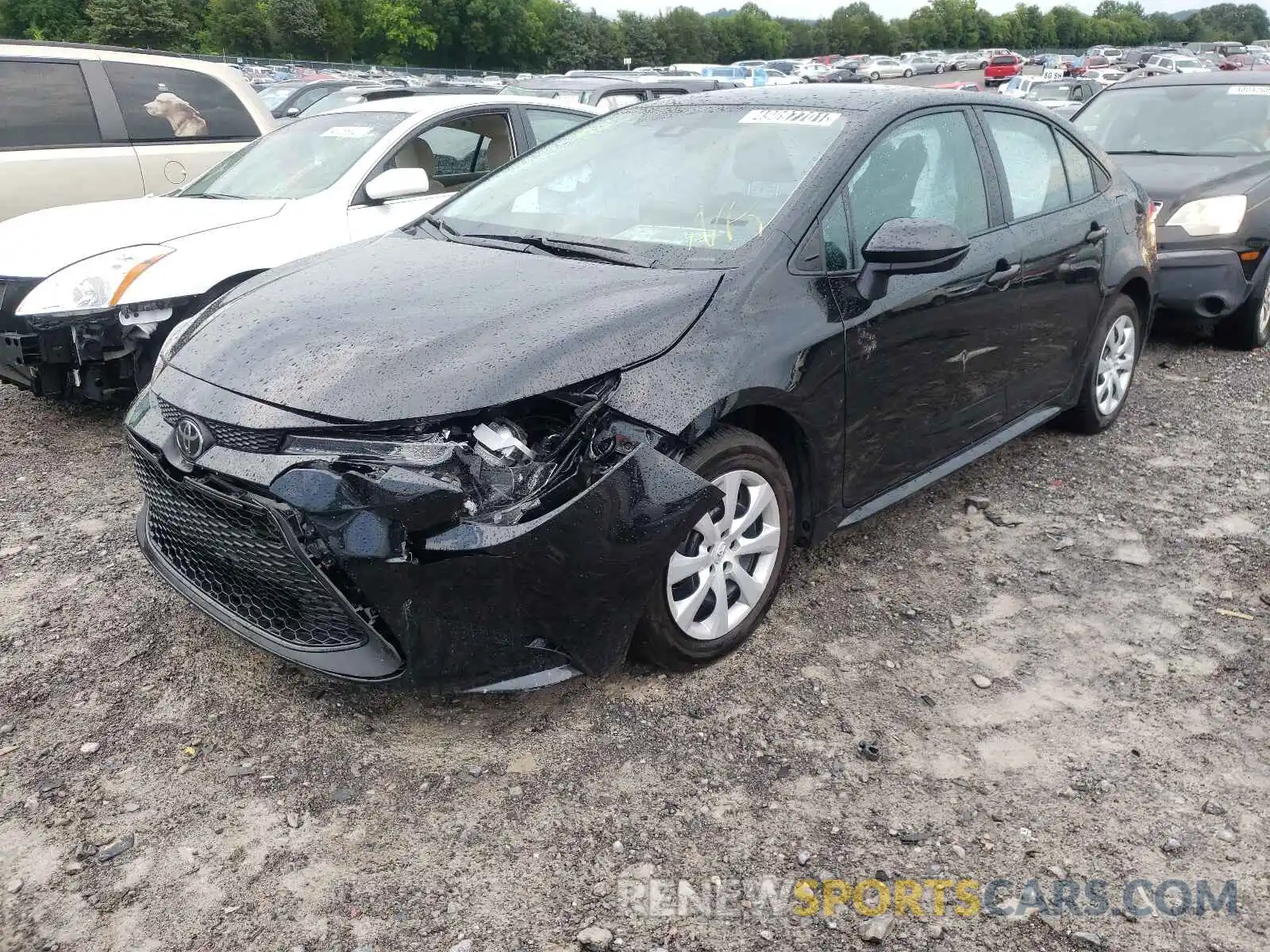 2 Photograph of a damaged car 5YFEPRAE8LP119103 TOYOTA COROLLA 2020