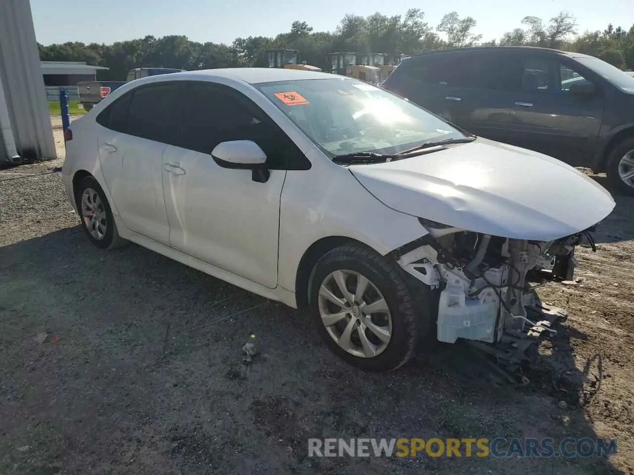 4 Photograph of a damaged car 5YFEPRAE8LP132224 TOYOTA COROLLA 2020