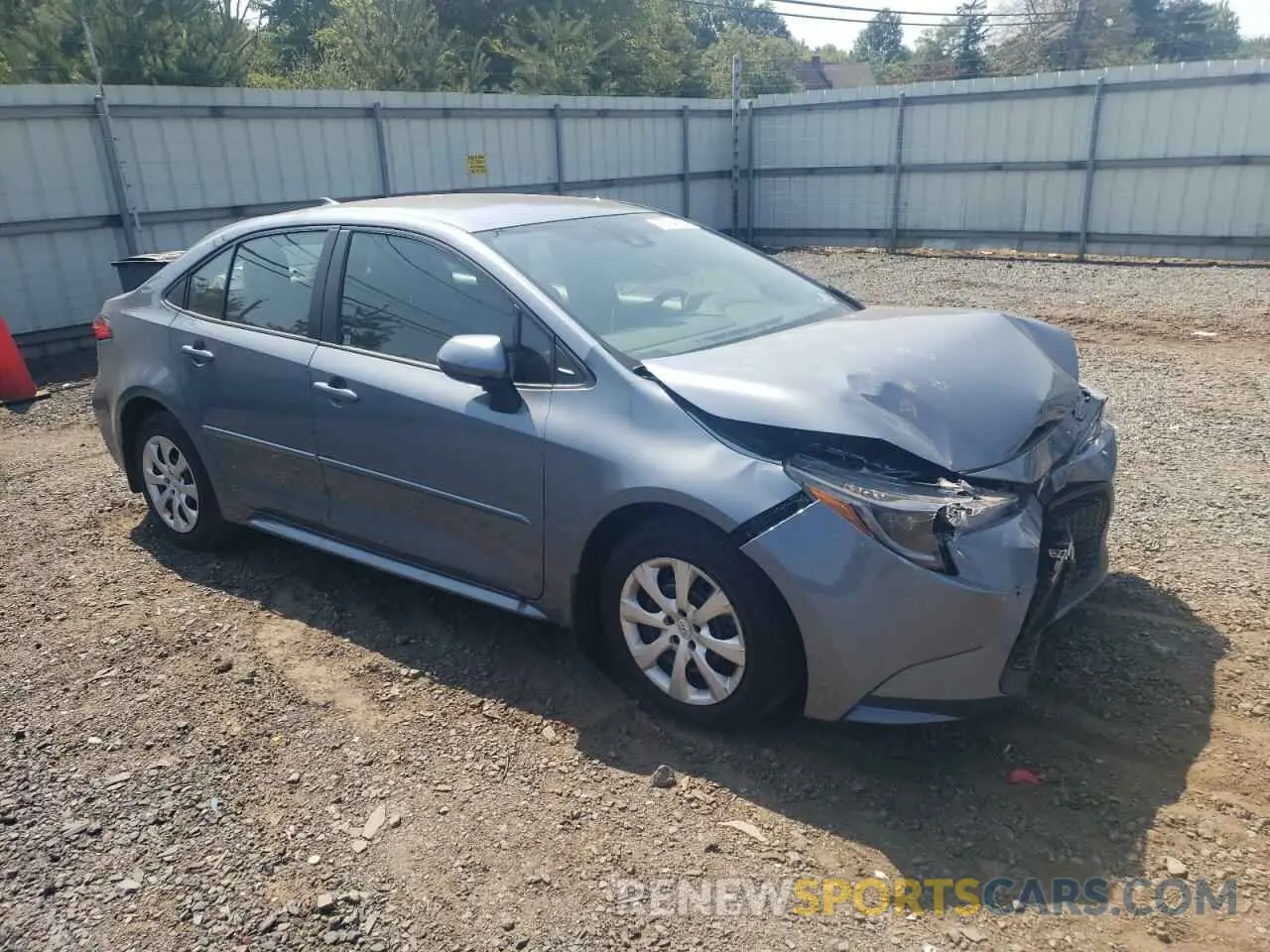 4 Photograph of a damaged car 5YFEPRAE9LP012920 TOYOTA COROLLA 2020