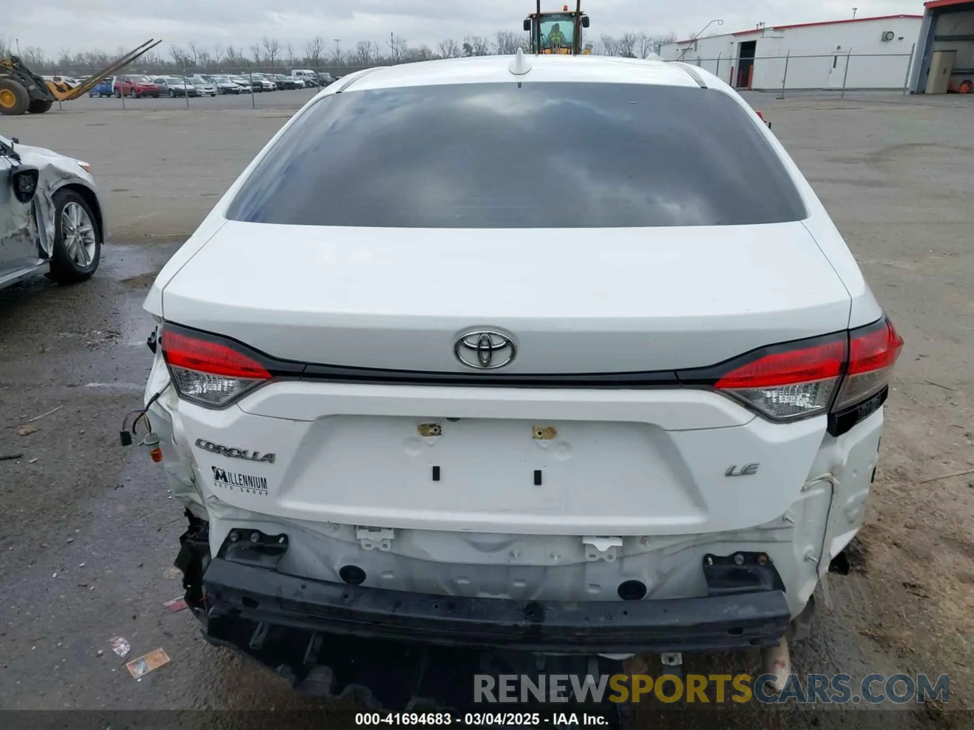 16 Photograph of a damaged car 5YFEPRAE9LP024324 TOYOTA COROLLA 2020