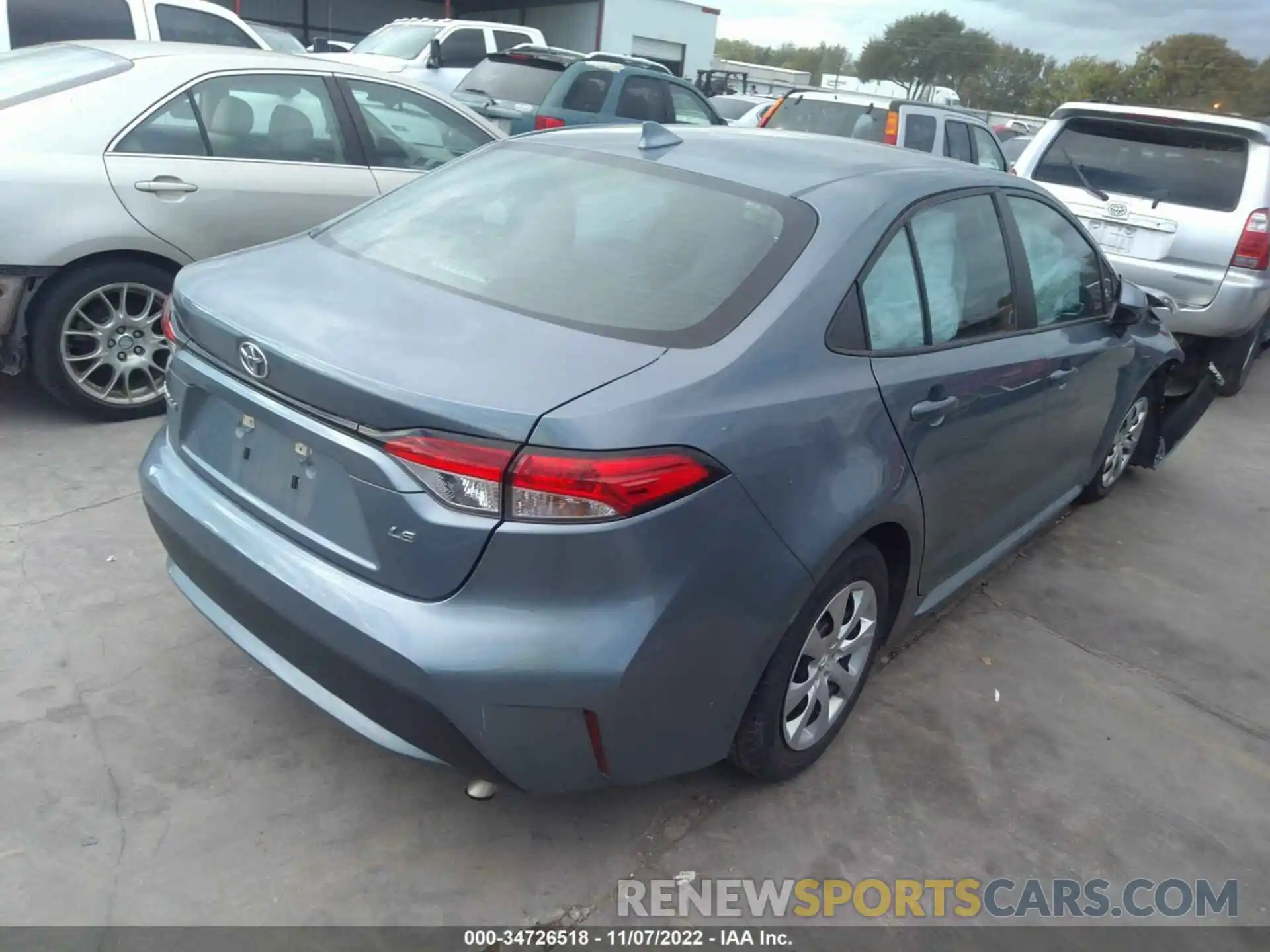 4 Photograph of a damaged car 5YFEPRAE9LP040619 TOYOTA COROLLA 2020