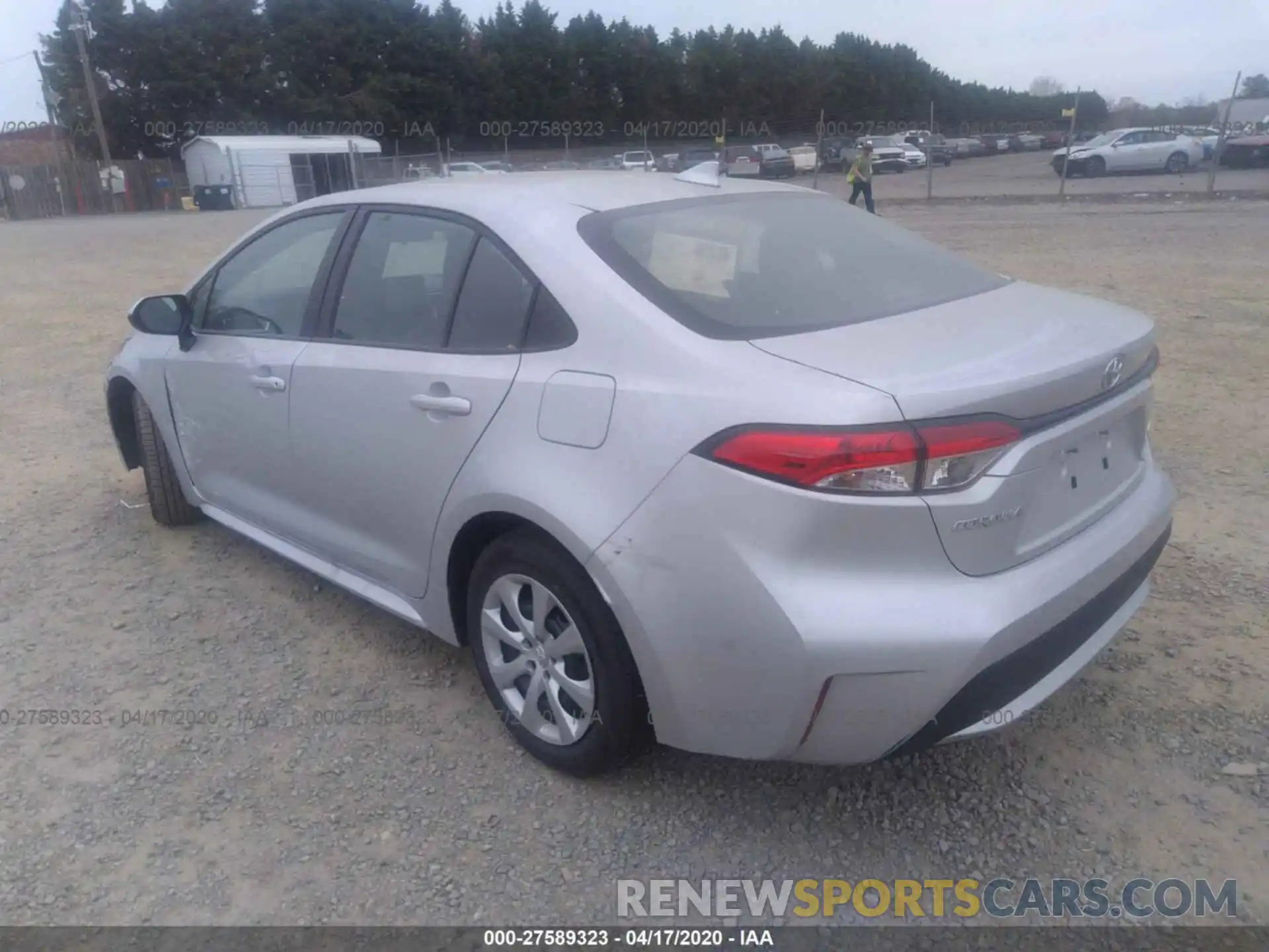 3 Photograph of a damaged car 5YFEPRAE9LP047442 TOYOTA COROLLA 2020