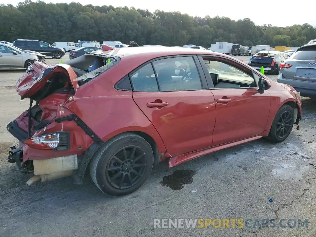 3 Photograph of a damaged car 5YFEPRAE9LP048350 TOYOTA COROLLA 2020