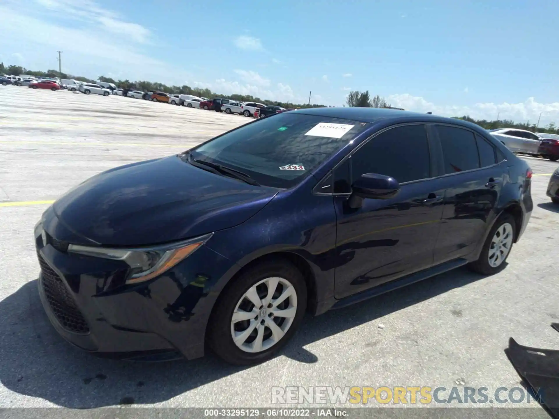 2 Photograph of a damaged car 5YFEPRAE9LP052947 TOYOTA COROLLA 2020