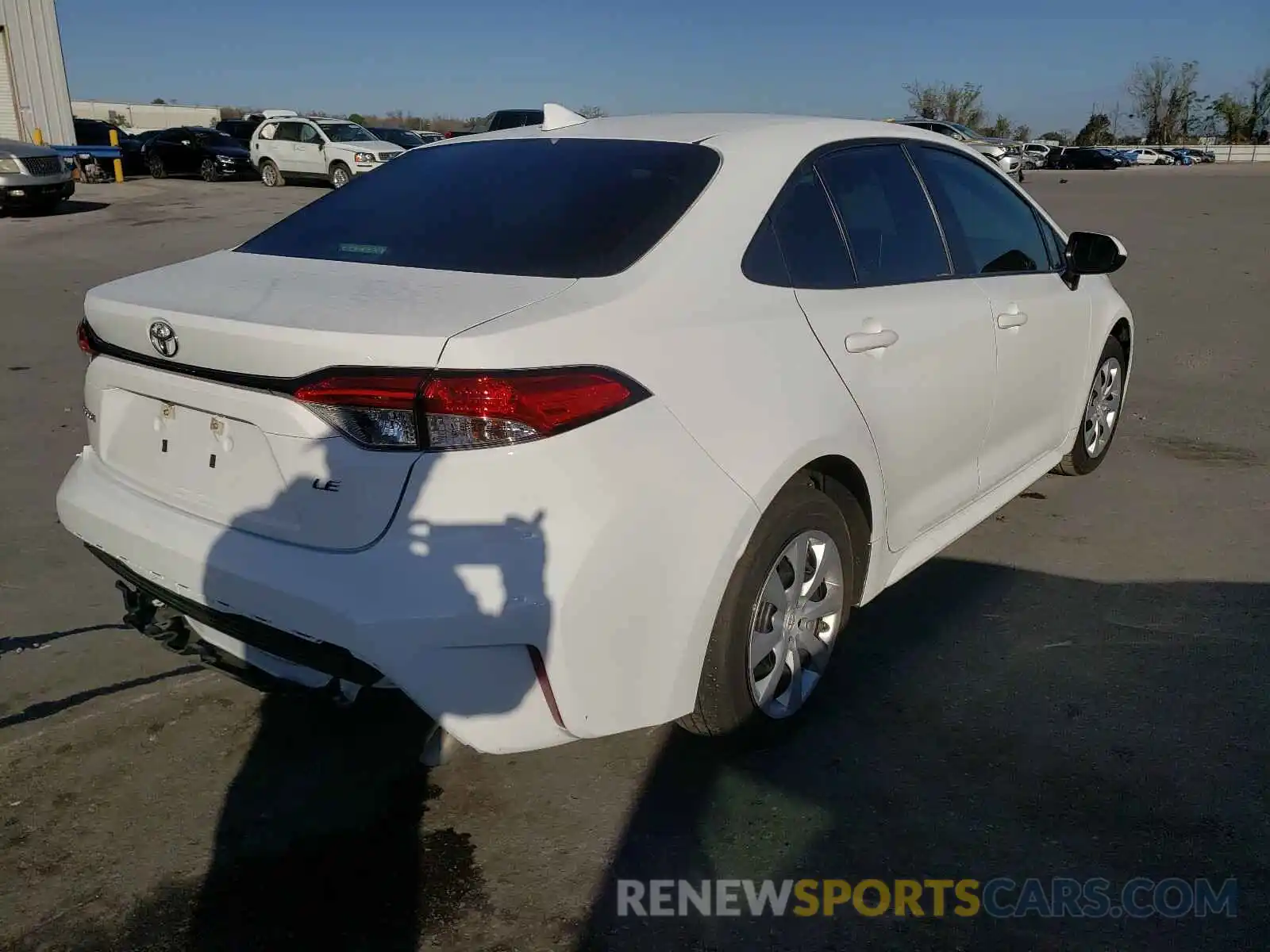 4 Photograph of a damaged car 5YFEPRAE9LP054200 TOYOTA COROLLA 2020