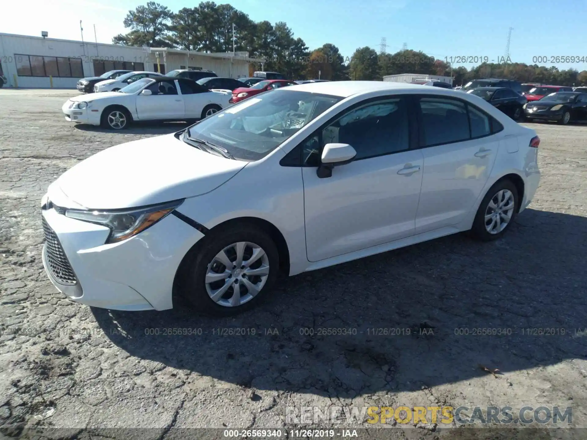 2 Photograph of a damaged car 5YFEPRAE9LP055931 TOYOTA COROLLA 2020