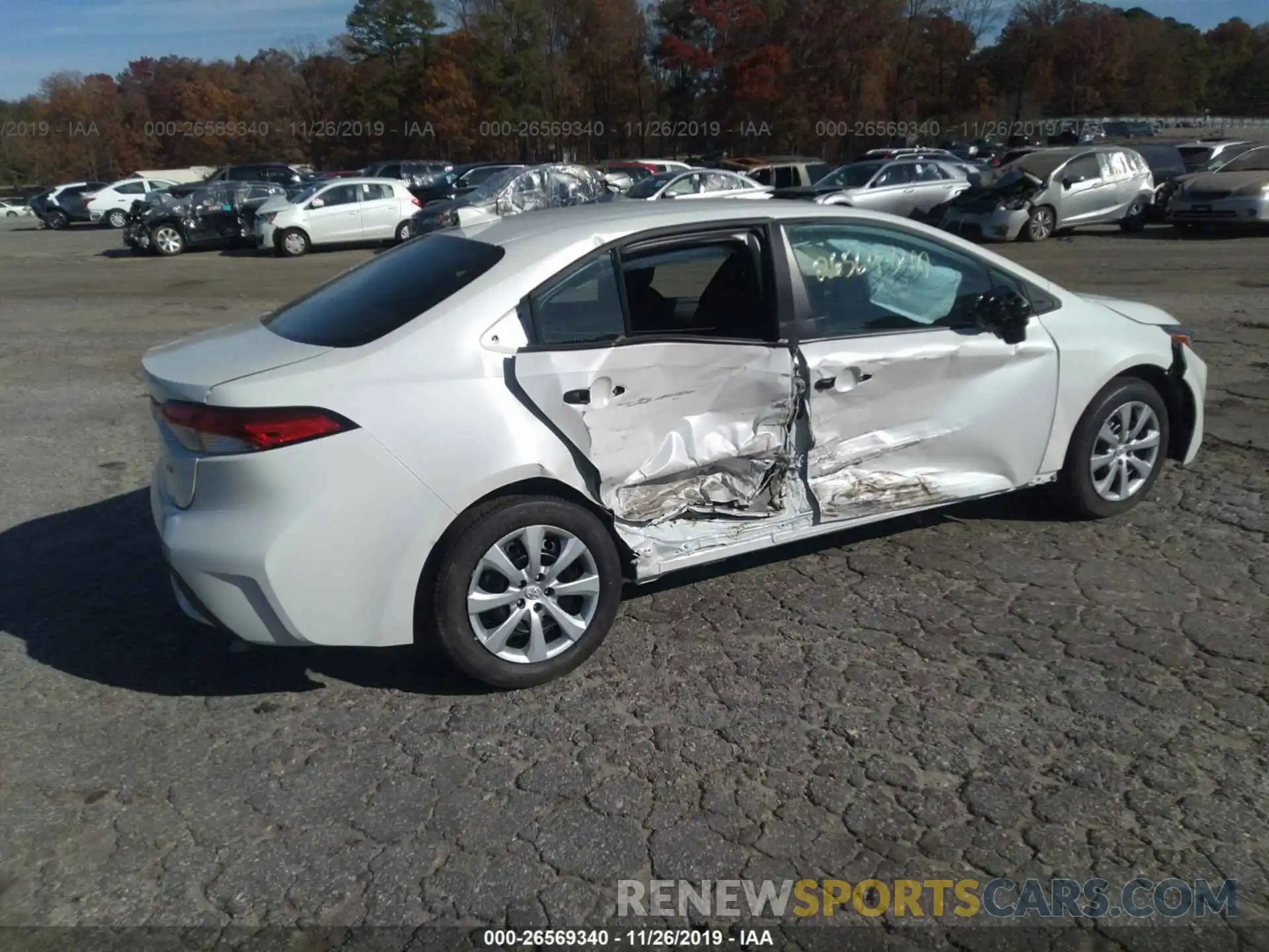 4 Photograph of a damaged car 5YFEPRAE9LP055931 TOYOTA COROLLA 2020