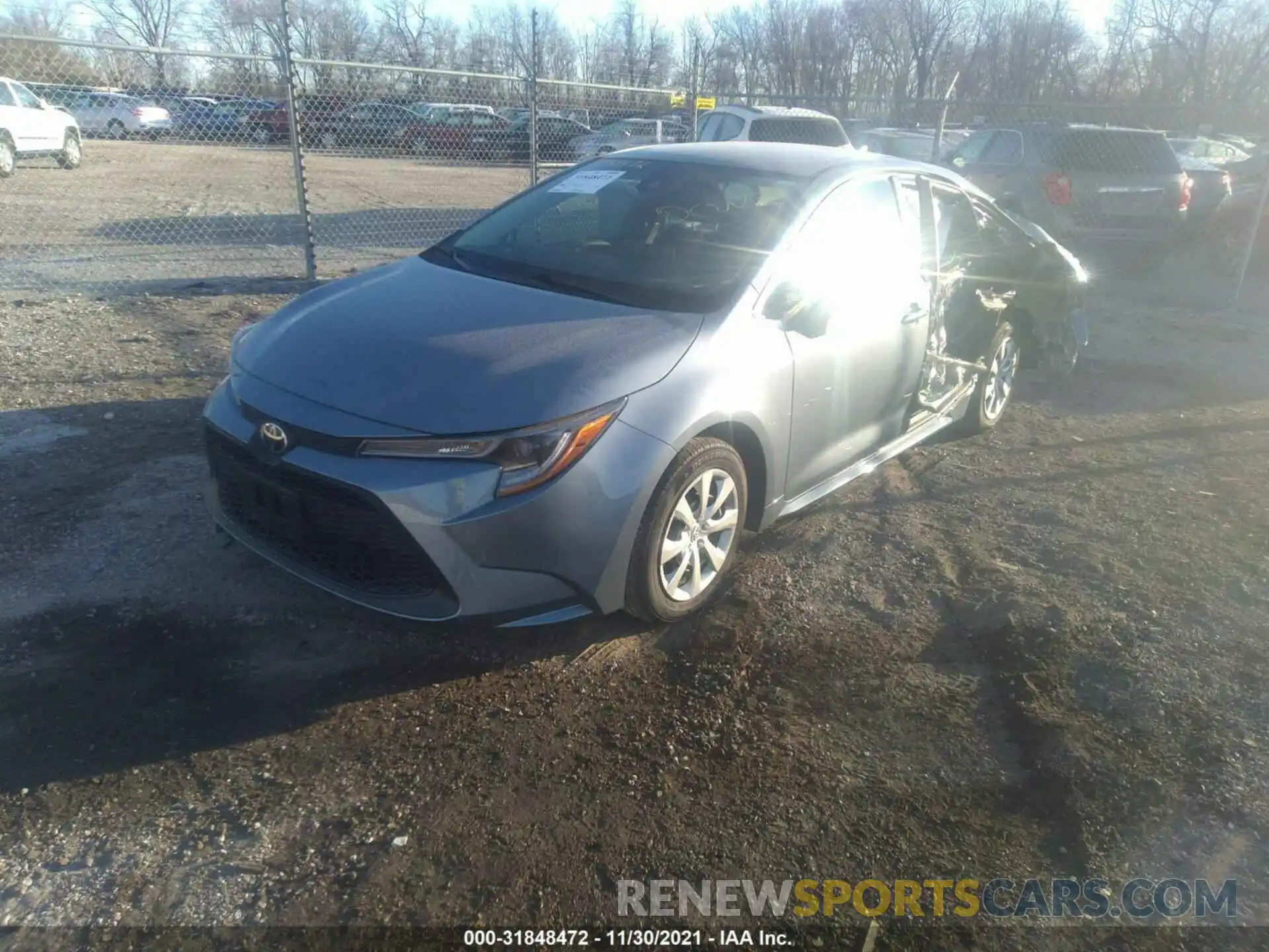 2 Photograph of a damaged car 5YFEPRAE9LP060675 TOYOTA COROLLA 2020