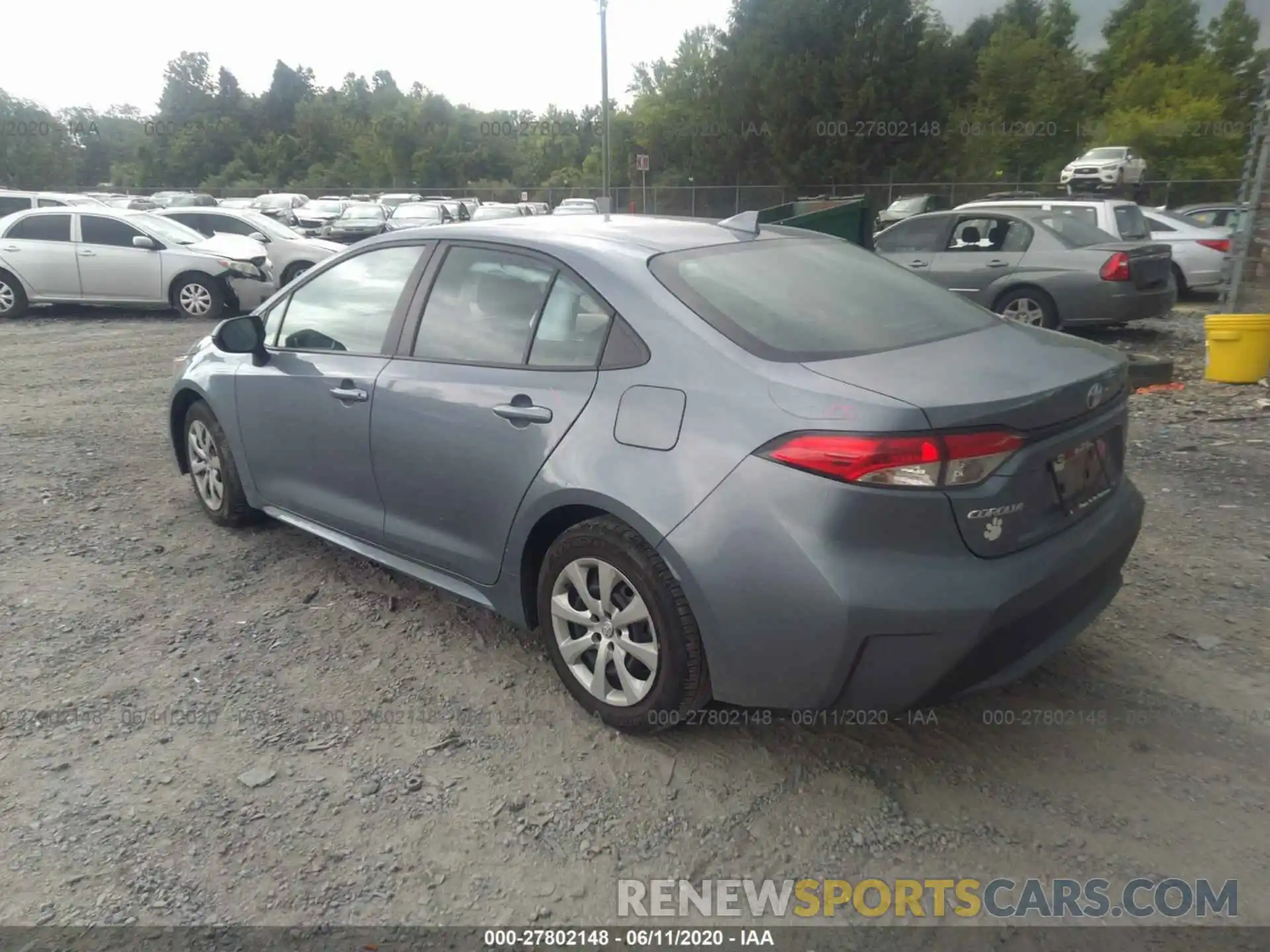 3 Photograph of a damaged car 5YFEPRAE9LP067349 TOYOTA COROLLA 2020