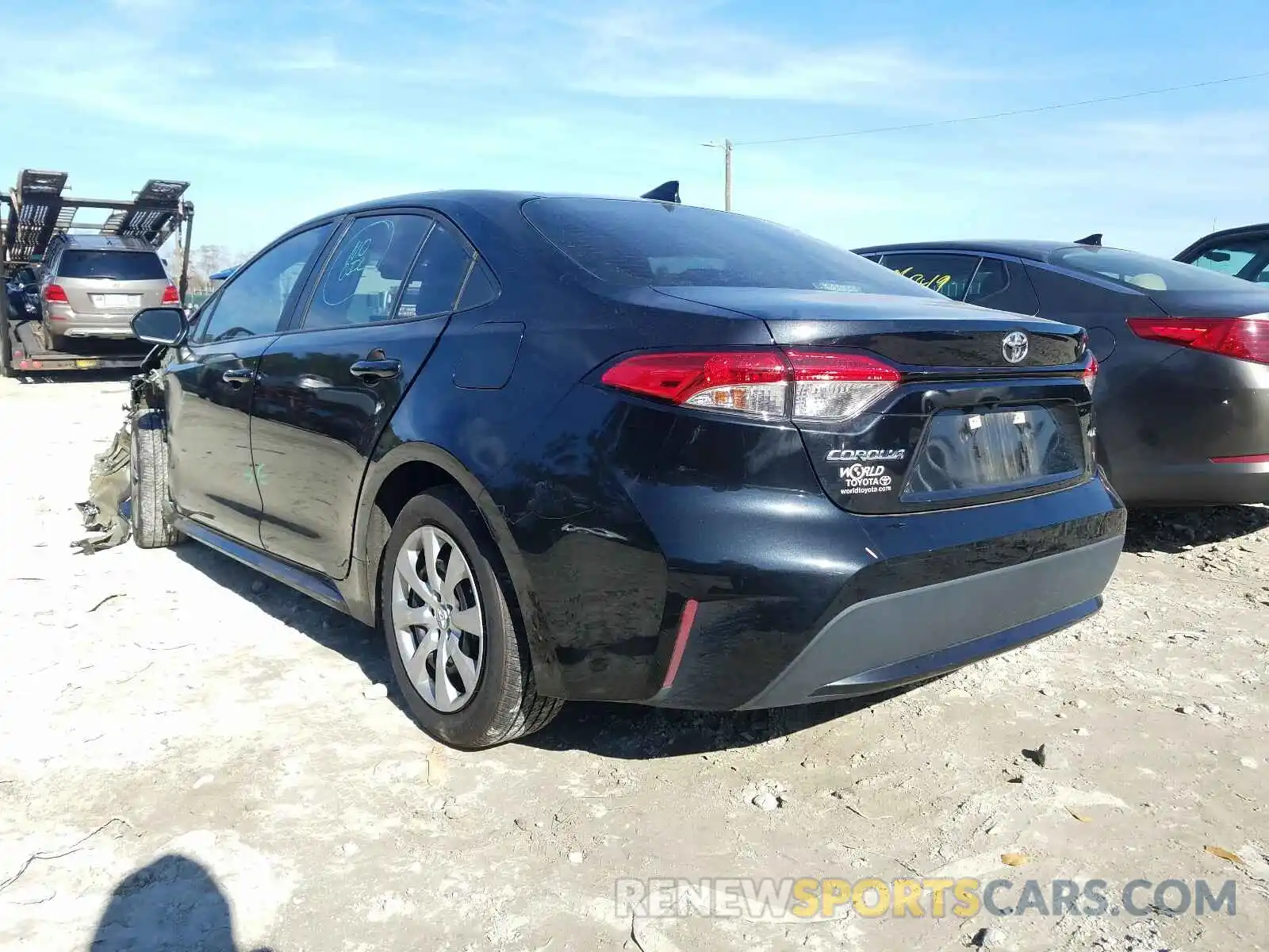 3 Photograph of a damaged car 5YFEPRAE9LP074852 TOYOTA COROLLA 2020