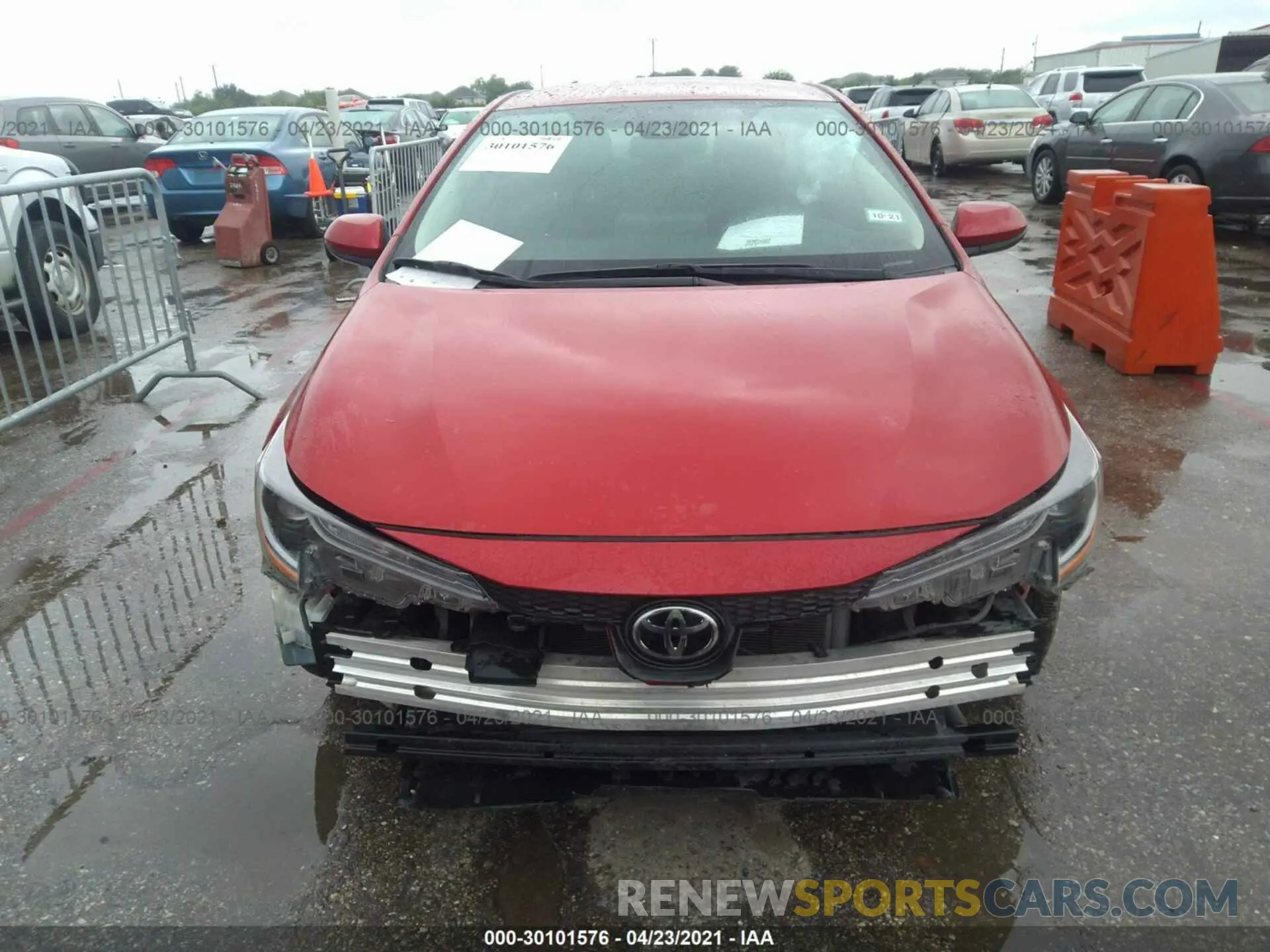 6 Photograph of a damaged car 5YFEPRAE9LP076181 TOYOTA COROLLA 2020
