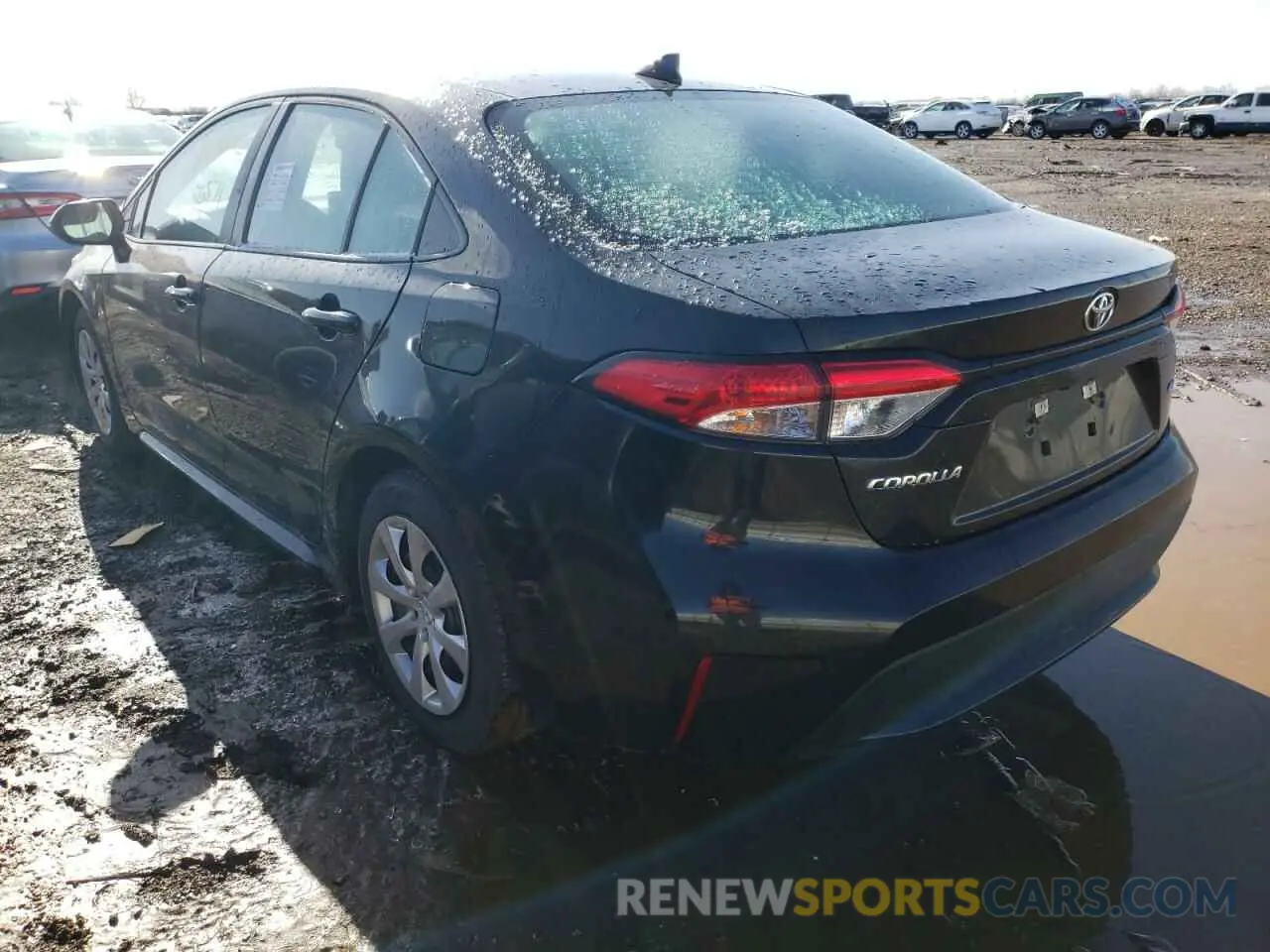 3 Photograph of a damaged car 5YFEPRAE9LP077010 TOYOTA COROLLA 2020