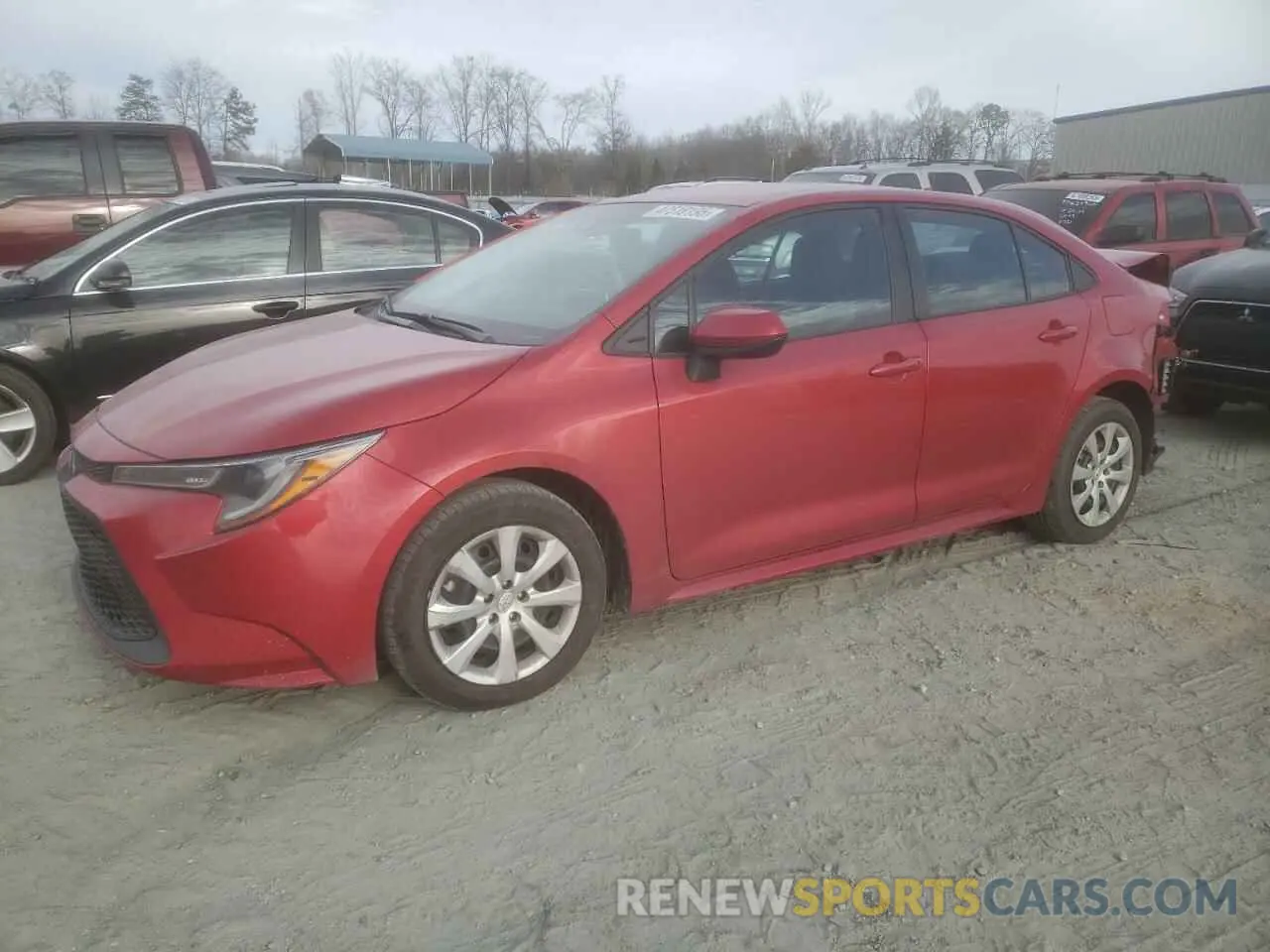 1 Photograph of a damaged car 5YFEPRAE9LP078674 TOYOTA COROLLA 2020