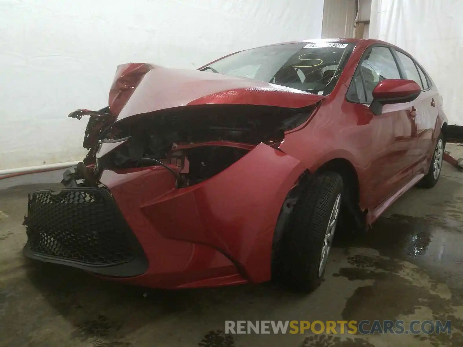 2 Photograph of a damaged car 5YFEPRAE9LP078755 TOYOTA COROLLA 2020