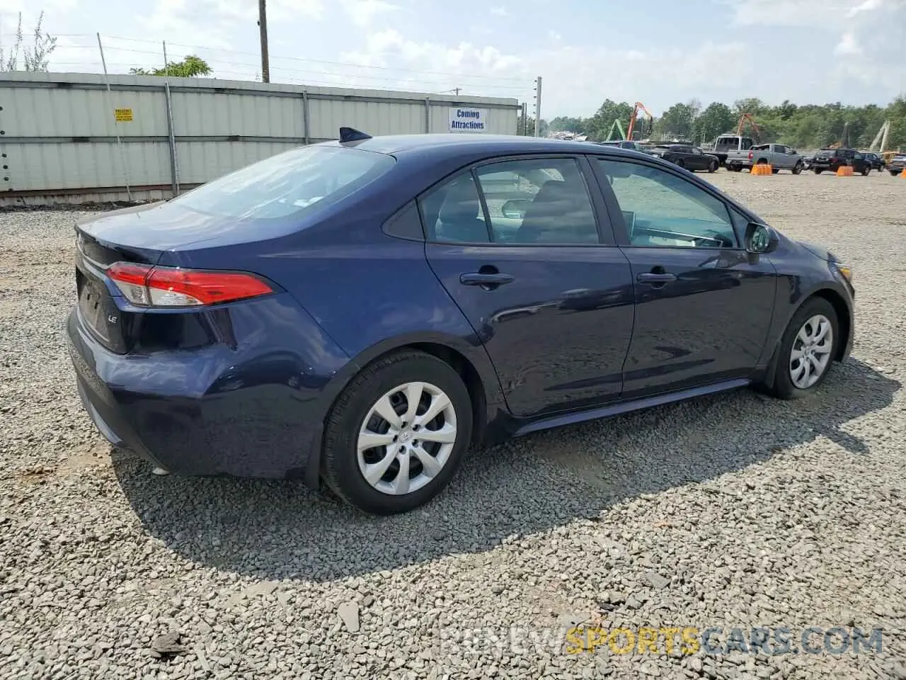 3 Photograph of a damaged car 5YFEPRAE9LP081770 TOYOTA COROLLA 2020
