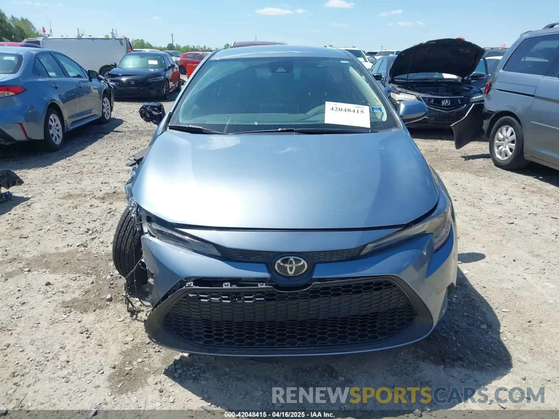 11 Photograph of a damaged car 5YFEPRAE9LP088959 TOYOTA COROLLA 2020