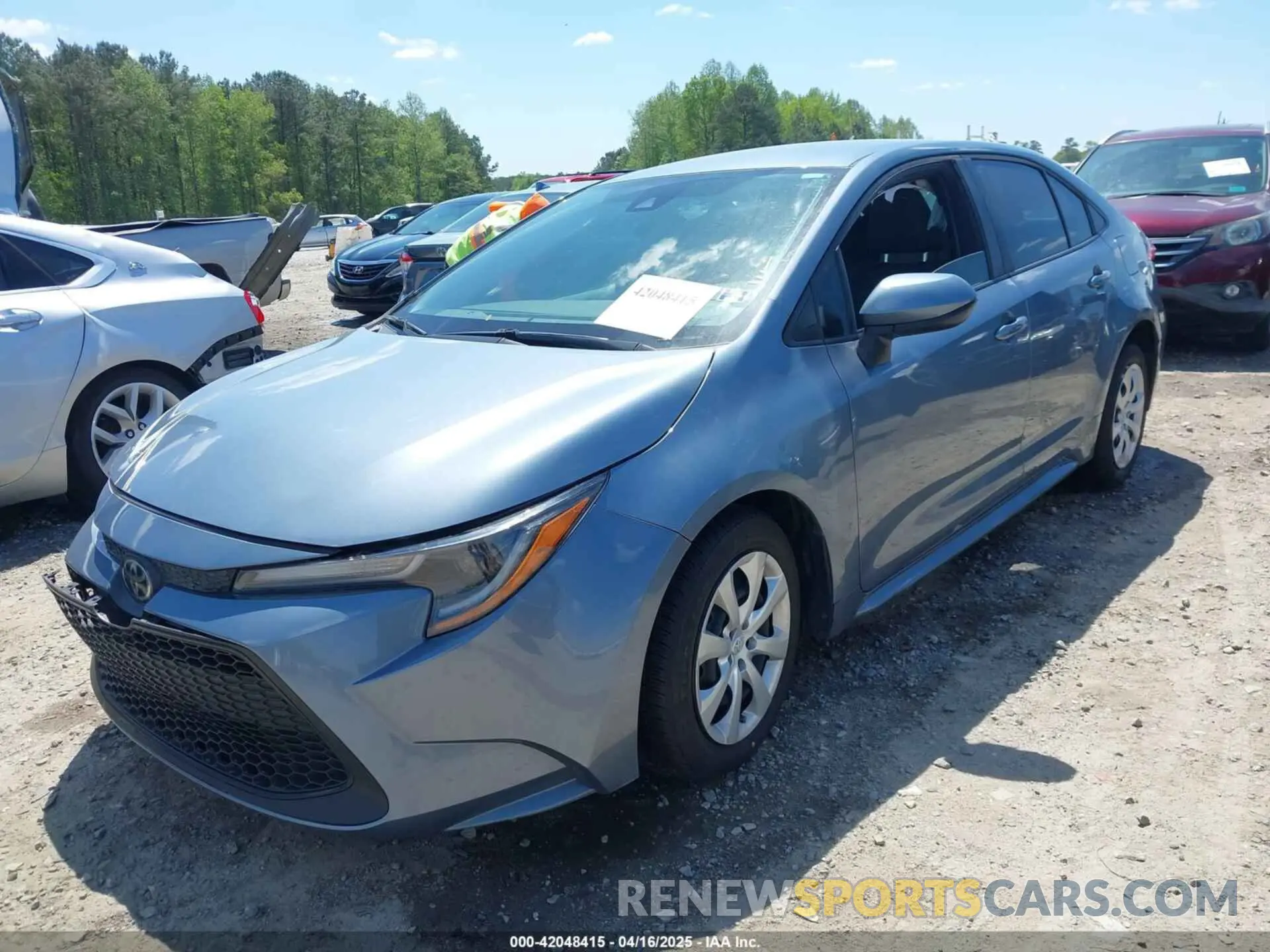 2 Photograph of a damaged car 5YFEPRAE9LP088959 TOYOTA COROLLA 2020