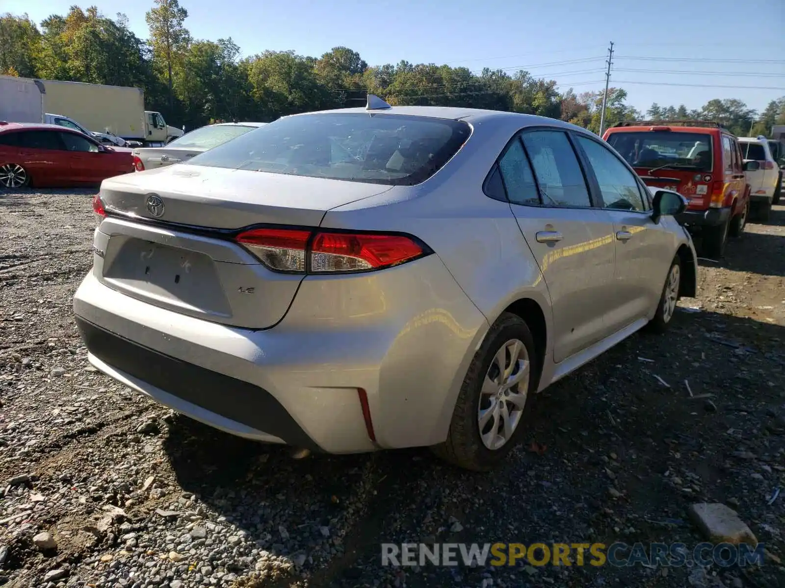 4 Photograph of a damaged car 5YFEPRAE9LP103069 TOYOTA COROLLA 2020