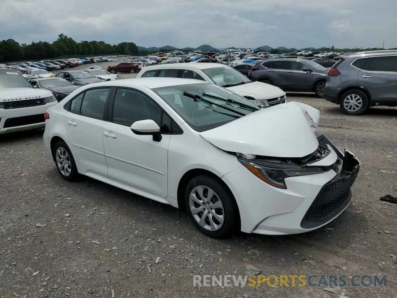 4 Photograph of a damaged car 5YFEPRAE9LP107526 TOYOTA COROLLA 2020